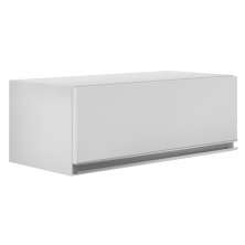 Armário Aéreo de Cozinha Para Geladeira 70cm Texas Branco - Lumil Móveis