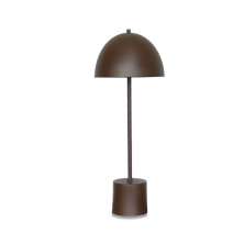 Luminária de Mesa Abajur Komaco Slim Marrom Cortem