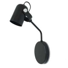 Luminária de Parede Arandela Articulada Nelle Preto