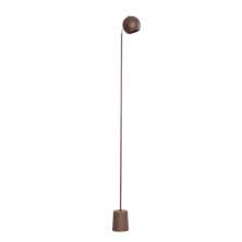 Luminária de Piso Chão Articulada Aniston Marrom Cortem