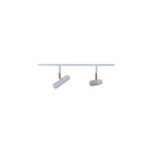 Trilho de Teto com 2 Spots Amaya Branco 50cm