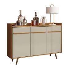 Aparador Buffet Sala de Jantar Retrô Moscou B02 Cinamomo Off White - Lyam Decor