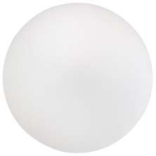 Assento Redondo Banqueta Cadeira Estofados Poltronas H02 Corino Branco 39 cm - Lyam Decor