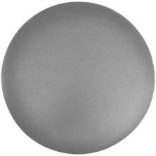 Assento Redondo Banqueta Cadeira Estofados Poltronas H02 Corino Cinza 39 cm - Lyam Decor