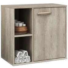 Balcão Gabinete Suspenso Para Banheiro 60 cm Com 01 Porta Anne B06 Barrique - Lyam Decor