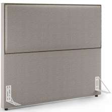 Cabeceira Box Casal King Com Tachas 195 cm Vicenza L02 Bouclê Bege - Lyam Decor