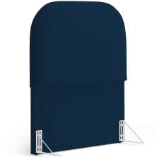 Cabeceira Cama Box 100cm Orgânica Lanna W01 Suede - Lyam Decor
