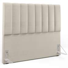 Cabeceira Cama Box Casal 140 Cm Dália W01 Facto Pérola Metalizado - Lyam Decor