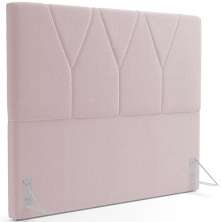 Cabeceira Cama Box Casal 140 cm Aurora W01 Bouclê Rosê - Lyam Decor