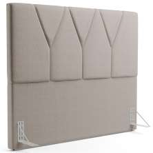 Cabeceira Cama Box Casal 140 cm Aurora W01 Linho Bege - Lyam Decor