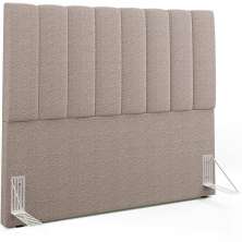 Cabeceira Cama Box Casal 140 cm Dália W01 Bouclê Bege - Lyam Decor