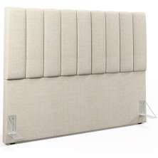 Cabeceira Cama Box Casal 140 cm Dália W01 Linho Champagne - Lyam Decor