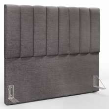 Cabeceira Cama Box Casal 140 cm Dália W01 Linho Cinza Escuro - Lyam Decor