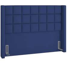 Cabeceira Cama Box Casal 140 cm P05 Paris Veludo Azul Marinho - Lyam