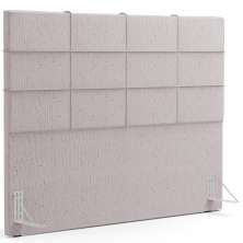 Cabeceira Cama Box Casal 140 cm Roma W01 Linho Bege - Lyam
