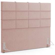 Cabeceira Cama Box Casal 140 cm Roma W01 Linho Rosê - Lyam