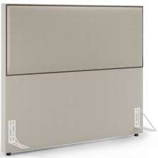 Cabeceira Cama Box Casal Com Tachas 140 cm Vicenza L02 Bouclê Creme - Lyam Decor