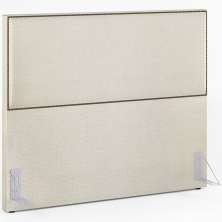 Cabeceira Cama Box Casal Com Tachas 140 cm Vicenza L02 Linho Champagne - Lyam Decor