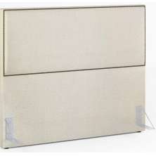 Cabeceira Cama Box Casal Com Tachas 160 cm Vicenza L02 Linho Champagne - Lyam Decor