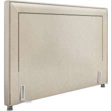 Cabeceira Cama Box Casal King 195 cm P05 Berlim Facto Dunas Pérola - Lyam Decor