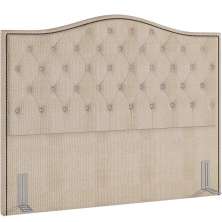 Cabeceira Cama Box Casal King 195 cm P05 Grécia Linho Creme - Lyam Decor
