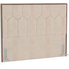 Cabeceira Cama Box Casal King 195 cm P05 Londres Linho Creme - Lyam Decor