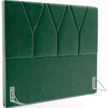 Cabeceira Cama Box Casal Queen 160 cm Aurora W01 Facto Verde Musgo - Lyam Decor
