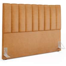 Cabeceira Cama Box Casal Queen 160 cm Dália W01 Couríssimo Whisky - Lyam Decor