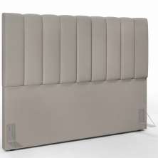 Cabeceira Cama Box Casal Queen 160 cm Dália W01 Linho Bege - Lyam Decor