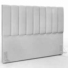 Cabeceira Cama Box Casal Queen 160 cm Dália W01 Linho Cinza - Lyam Decor