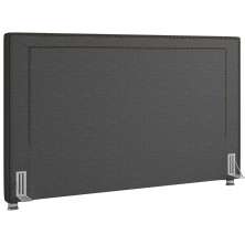 Cabeceira Cama Box Casal Queen 160 cm P05 Berlim Linho Cinza Escuro - Lyam Decor