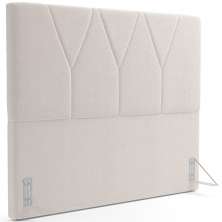 Cabeceira Cama Box Casal Quenn 160 cm Aurora W01 Bouclê Creme - Lyam Decor
