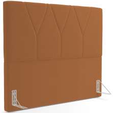 Cabeceira Cama Box Casal Quenn 160 cm Aurora W01 Bouclê Terracota - Lyam Decor