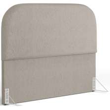 Cabeceira Cama Box King 195cm Orgânica Lanna W01 Linho Bege - Lyam Decor