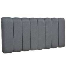 Cabeceira Cama Box Painel Casal 140 cm Dubai W01 Linho Chumbo - Lyam Decor