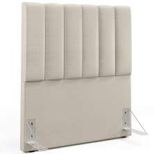 Cabeceira Cama Box Painel Solteiro 100 Cm Dália W01 Facto Pérola Metalizado - Lyam Decor