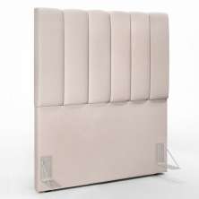 Cabeceira Cama Box Painel Solteiro 100 cm Dália W01 Linho Cru - Lyam Decor
