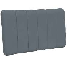 Cabeceira Cama Box Painel Solteiro 100 cm Dubai W01 Suede Cinza - Lyam Decor