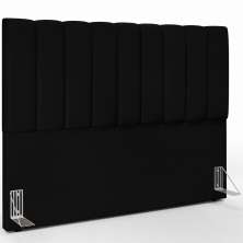 Cabeceira Cama Box Queen 160 cm Dália W01 Facto Preto - Lyam Decor