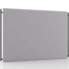 Cabeceira Cama Box Queen 160cm Estofada Goya P05 Veludo Cinza - Lyam Decor