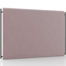 Cabeceira Cama Box Queen 160cm Estofada Goya P05 Veludo Rosê - Lyam Decor
