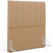 Cabeceira Cama Box Solteiro 100 cm Dália W01 Bouclê Mostarda - Lyam Decor