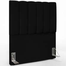 Cabeceira Cama Box Solteiro 100 cm Dália W01 Facto Preto - Lyam Decor