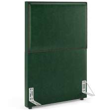Cabeceira Cama Box Solteiro Com Tachas 100 cm Vicenza L02 Facto Verde Musgo - Lyam Decor