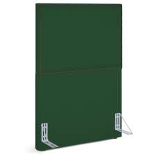 Cabeceira Cama Box Solteiro Com Tachas 100 cm Vicenza L02 Suede Verde Musgo - Lyam Decor