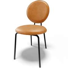 Cadeira Para Sala de Jantar Cozinha Évora L02 Couríssimo Whisky - Lyam
