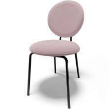 Cadeira Para Sala de Jantar Cozinha Évora L02 Suede Rosê - Lyam