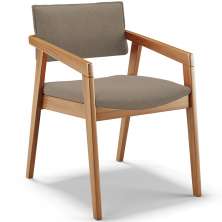 Cadeira Para Sala de Jantar Estar Living Giorgia L02 Bouclê Bege - Lyam Decor