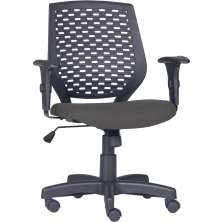 Cadeira de Escritório Giratória Executiva Ergonômica Tech L02 Crepe Cinza - Lyam Decor
