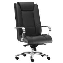 Cadeira de Escritório Presidente Executiva New Onix F02 Couro Ecológico Preto - Lyam Decor